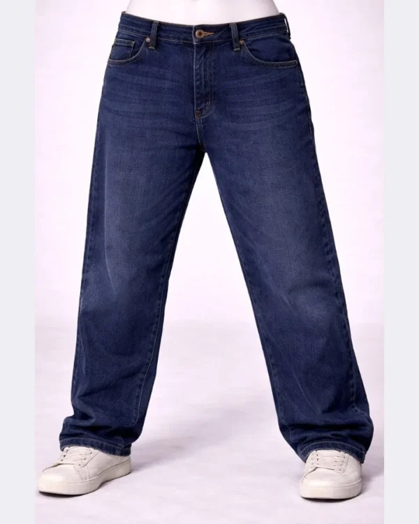 MARLBORO CLASSIC Men’s Blue Baggy Jeans – Waist 56