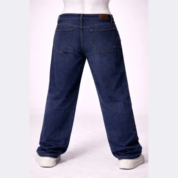 MARLBORO CLASSIC Men’s Blue Baggy Jeans – Waist 56 - Image 3