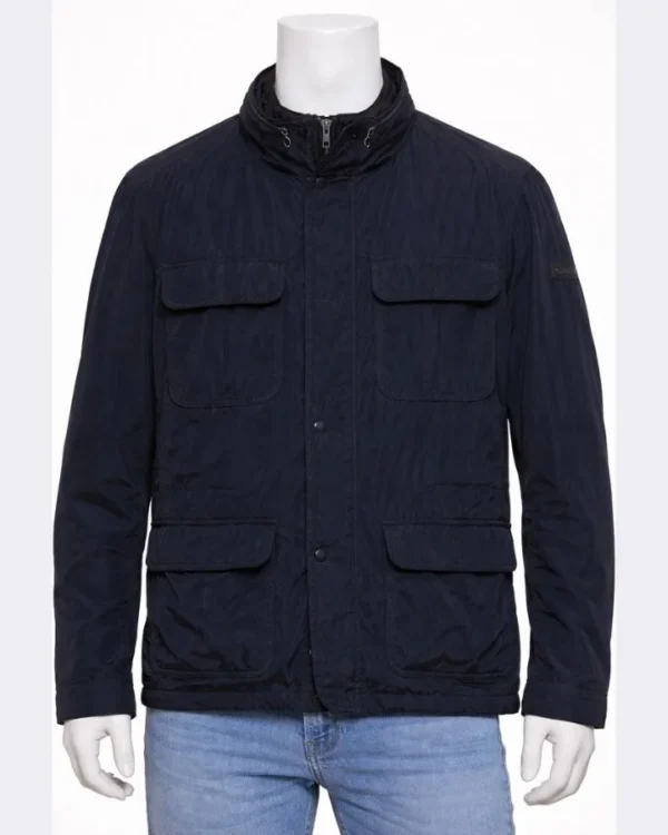 WAMPUM Men’s Navy Blue Jacket – Size XL