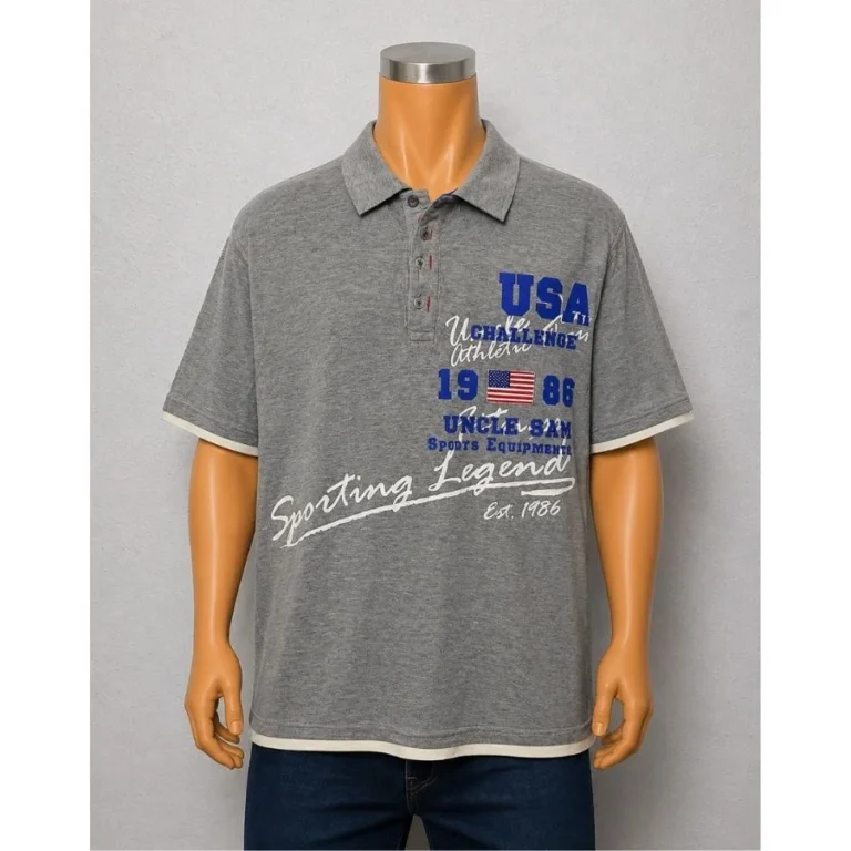 Uncle Sam Grey Polo