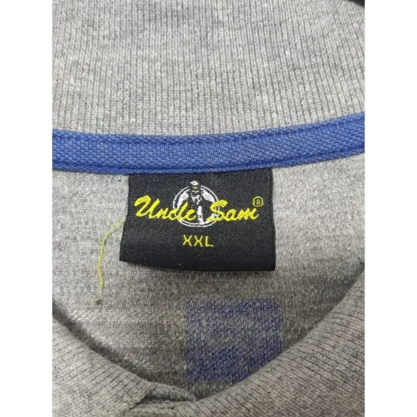 Uncle Sam Grey Polo Shirt Size XXL - Image 4