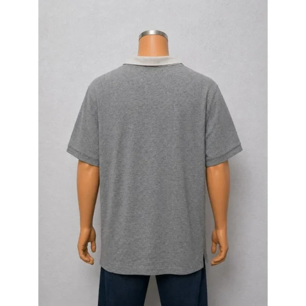 Nike Grey Polo Shirt Size Large - Image 2