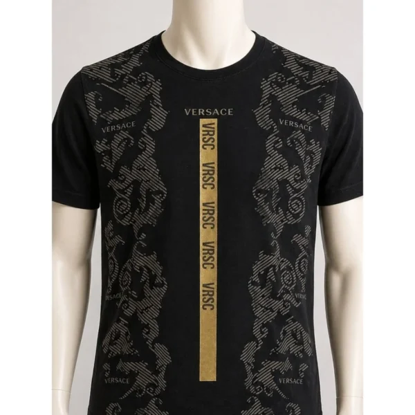 Versace Black T-Shirt Size Large - Image 3