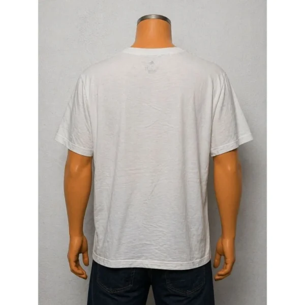 Adidas White T-Shirt Size Small - Image 2