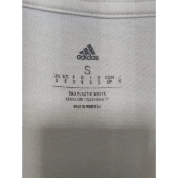 Adidas White T-Shirt Size Small - Image 4