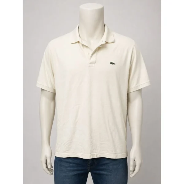 Lacoste Cream Polo Shirt