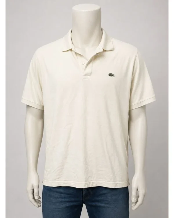 Lacoste Cream Polo Shirt