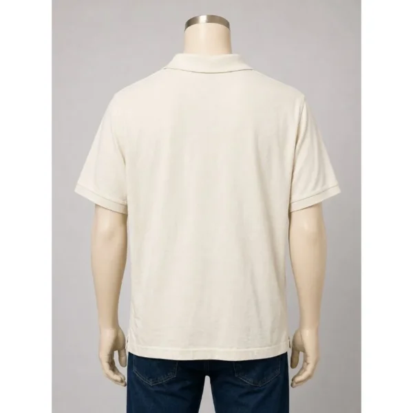 Lacoste Cream Polo Shirt Size XL - Image 2