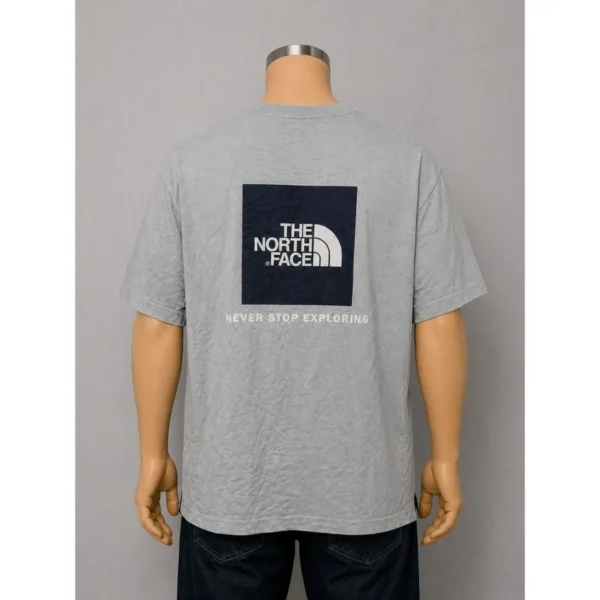 The North Face Grey T-Shirt Size L - Image 2