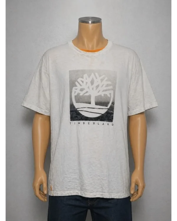 Timberland White Graphic T-Shirt