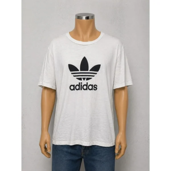 Adidas White Logo T-Shirt