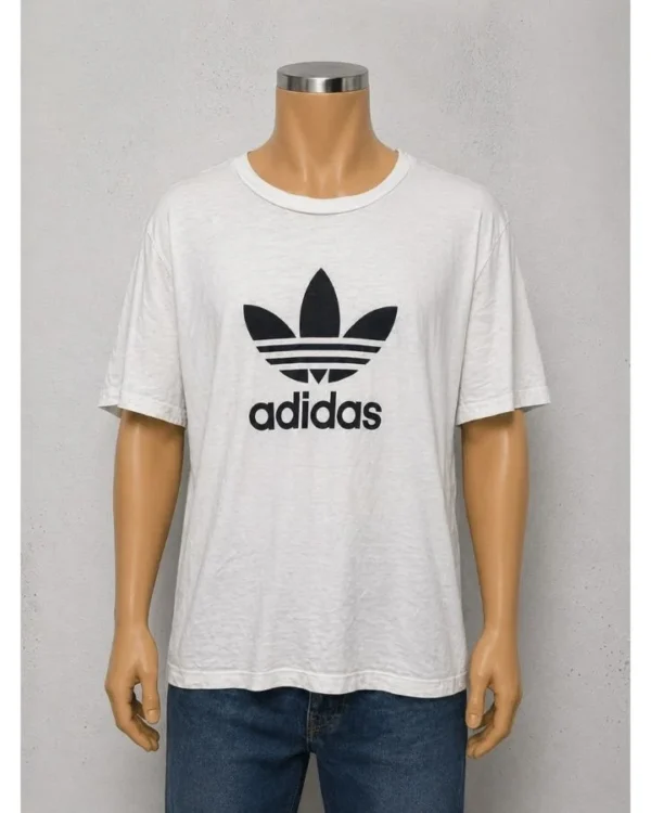 Adidas White Logo T-Shirt