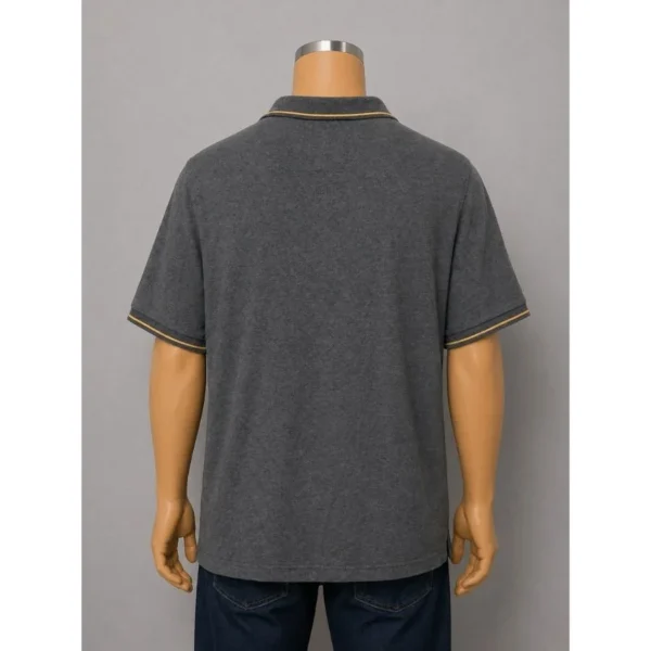 Superdry Grey Polo Shirt Size XXL - Image 2