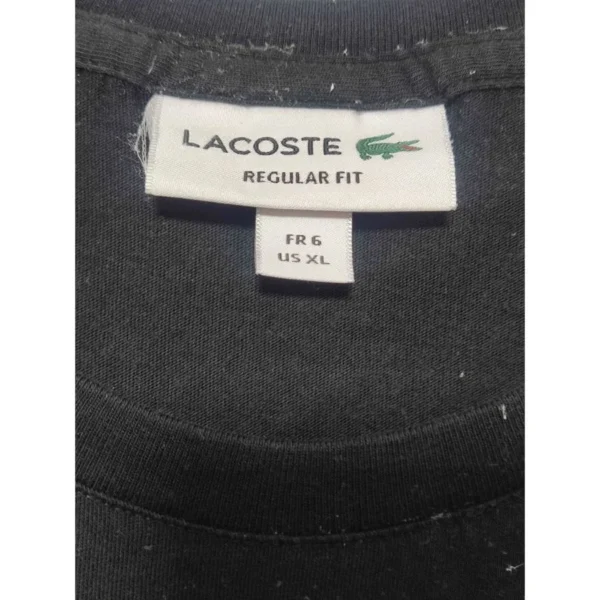 Lacoste Black T-Shirt Size XL - Image 4