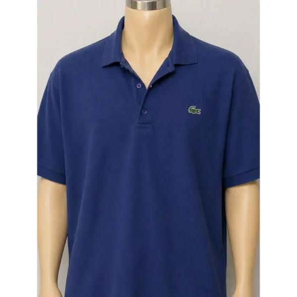 Lacoste Blue Polo Shirt Size Large - Image 3