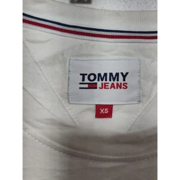 Tommy Hilfiger White T-Shirt Size XS - Image 4