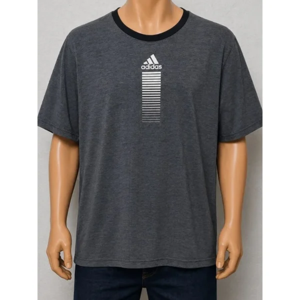 Adidas Grey Graphic T-Shirt Size XL - Image 3