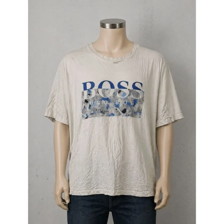 Hugo Boss White Graphic T-Shirt