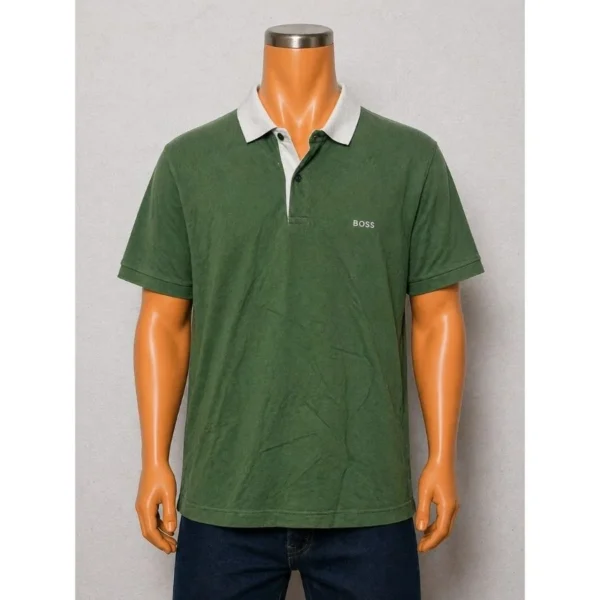 Hugo Boss Green Polo Shirt