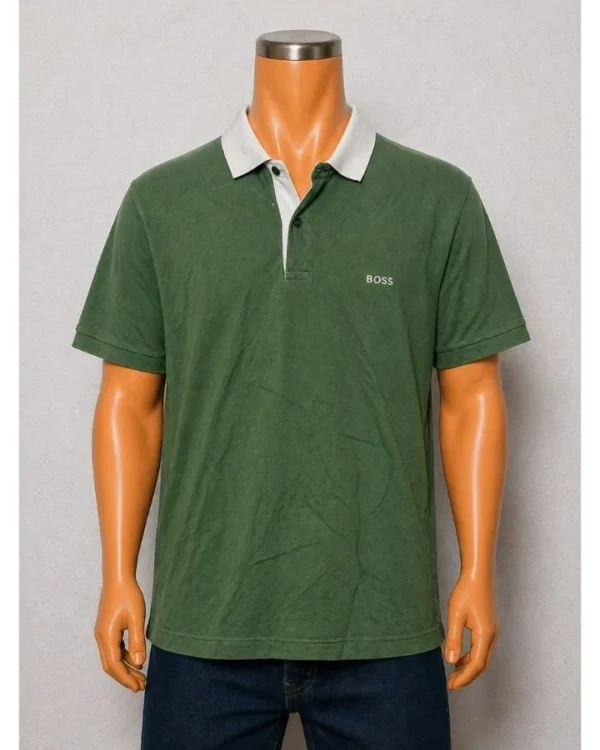 Hugo Boss Green Polo Shirt