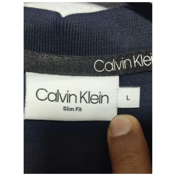 Calvin Klein Men's Slim Fit Polo Shirt - Size Large - Image 4