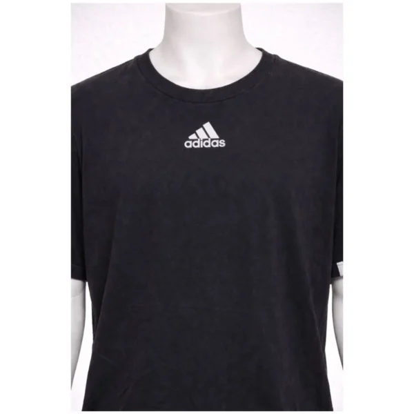 Adidas Iconic Black T-Shirt - Size Medium - Image 3