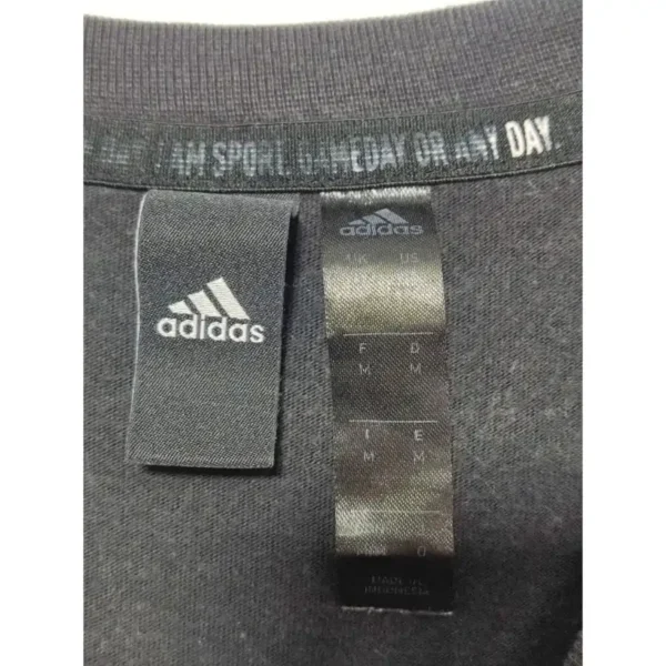 Adidas Iconic Black T-Shirt - Size Medium - Image 4