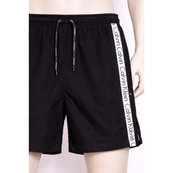 Calvin Klein Men’s Black Logo Tape Shorts Large - Image 3