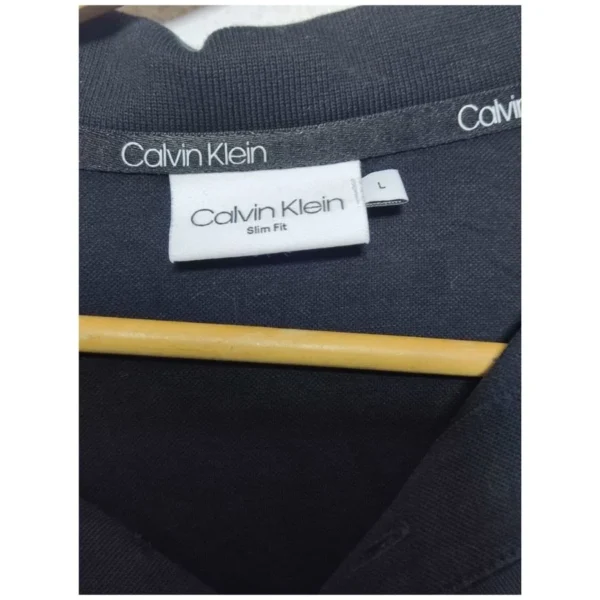 Calvin Klein Men's Slim Fit Polo Shirt - Size Large - Image 4