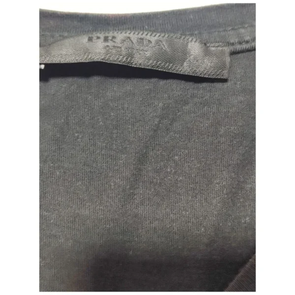 Prada Men's Minimal Logo T-Shirt - Size Medium - Image 4