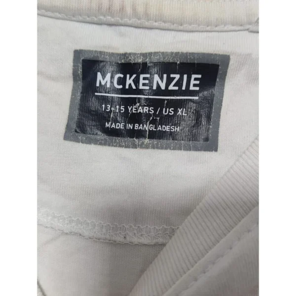 McKenzie Men’s White T-Shirt XL - Image 2
