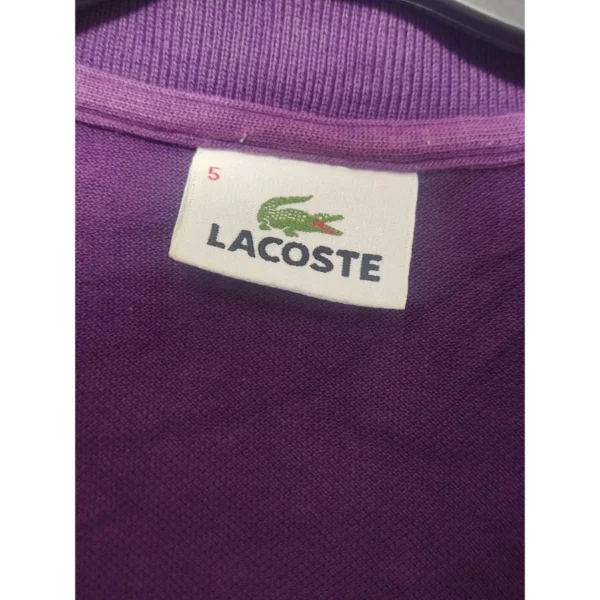 Lacoste Men’s Purple Polo Shirt Medium - Image 4