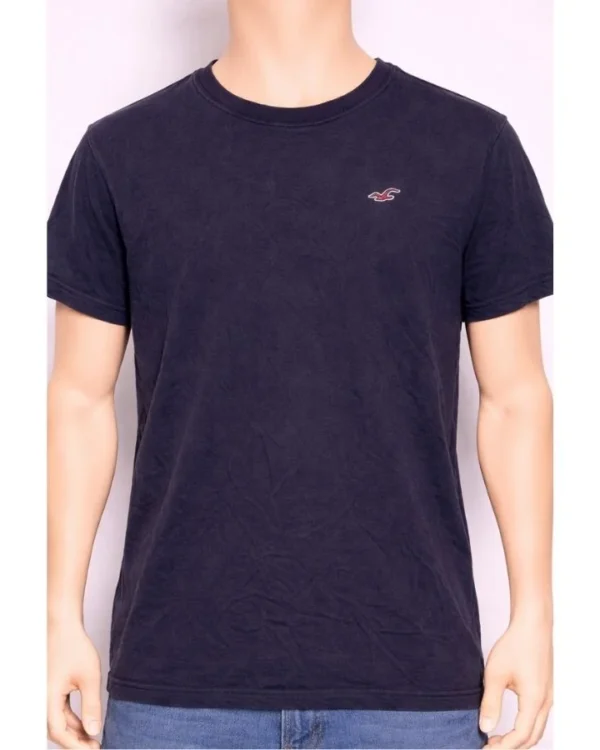 Hollister Navy Basic T-Shirt