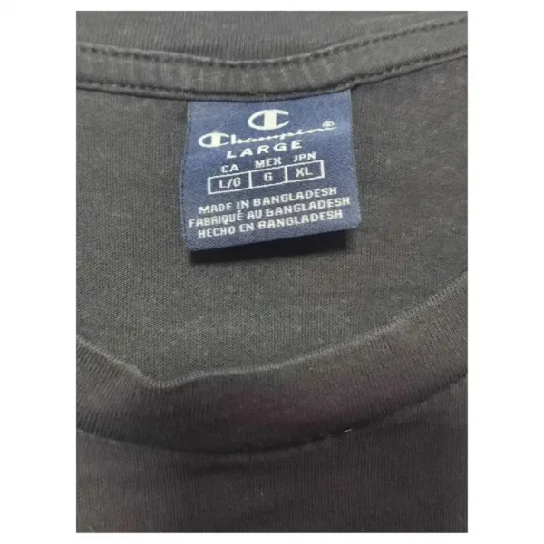 Champion Men's Crewneck T-Shirt - Size Large - Image 4