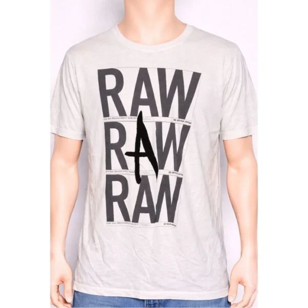 G-Star RAW White Graphic T-Shirt