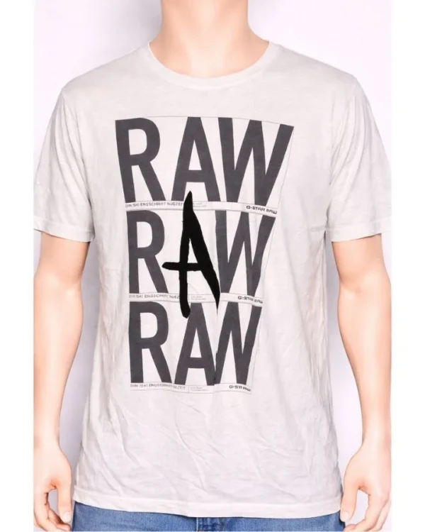 G-Star RAW White Graphic T-Shirt