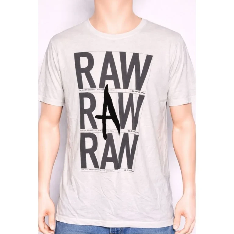 G-Star RAW White Graphic T-Shirt