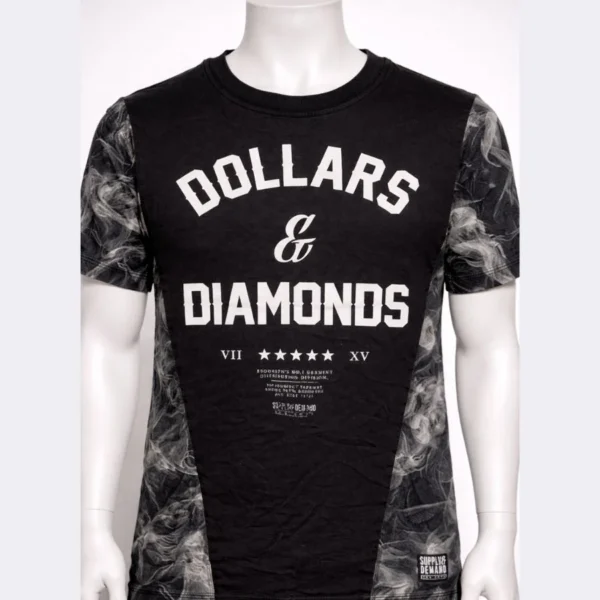 Supply & Demand Men’s Black Graphic T-Shirt Medium - Image 3