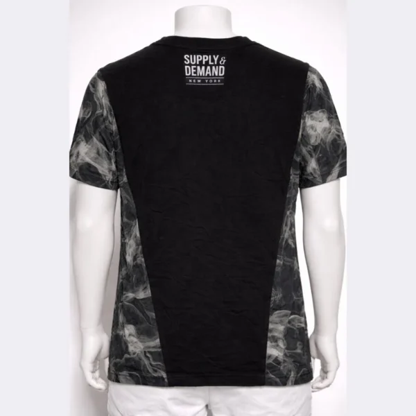 Supply & Demand Men’s Black Graphic T-Shirt Medium - Image 2
