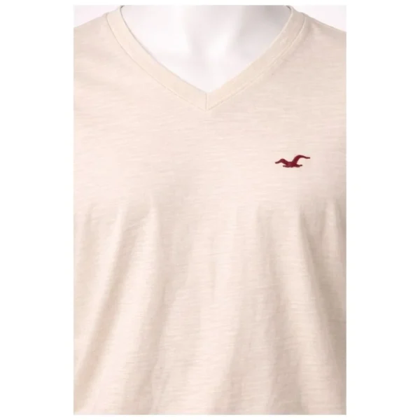 Hollister Men's V-Neck T-Shirt - Size Medium - Image 3