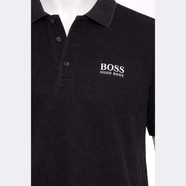 Hugo Boss Men’s Black Polo Shirt - Image 3