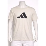Adidas Men’s Beige Logo T-Shirt