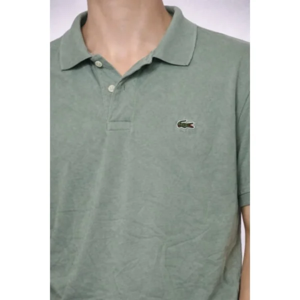 Lacoste Men's Classic Green Polo Shirt - Size Large - Image 3