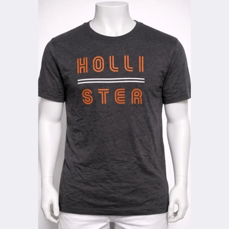 Hollister Men’s Grey Graphic T-Shirt