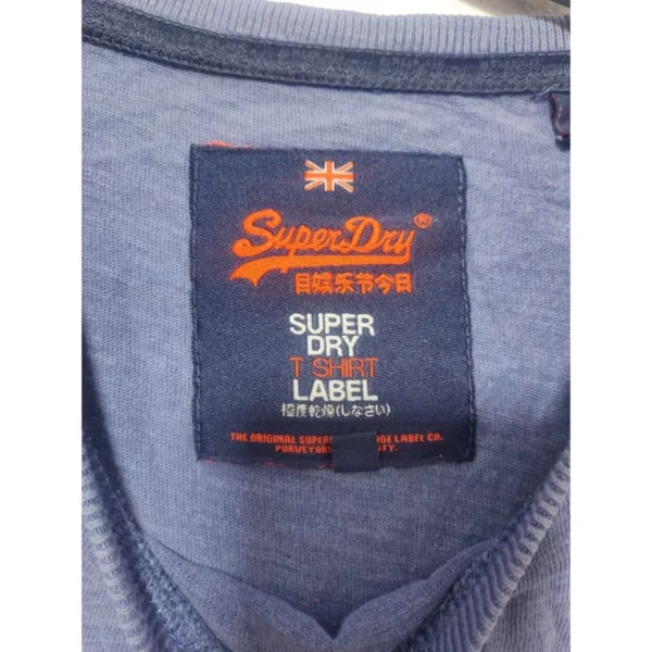Superdry Men’s Blue Graphic T-Shirt - Image 4
