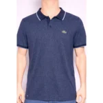 Lacoste Blue Pattern Polo Shirt