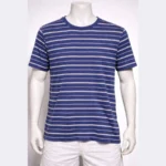 Real Cool Cotton Men’s Blue Striped T-Shirt