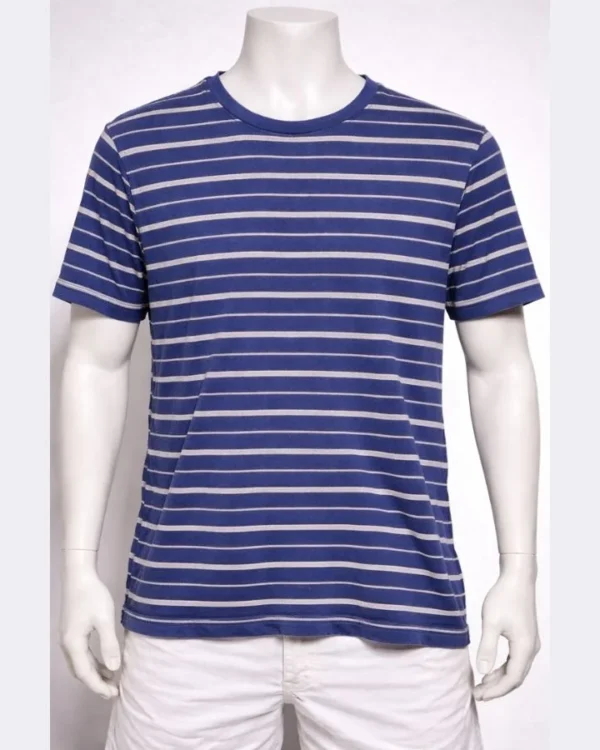 Real Cool Cotton Men’s Blue Striped T-Shirt