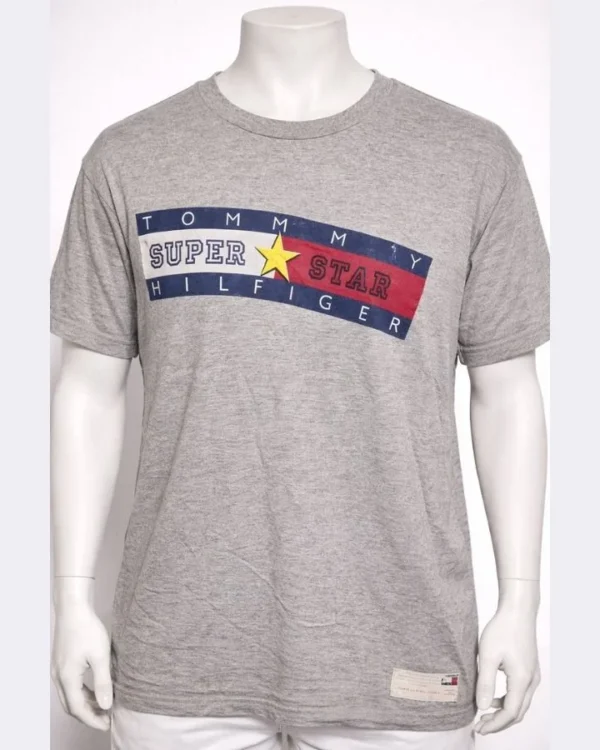 Tommy Hilfiger Men’s Grey Graphic T-Shirt