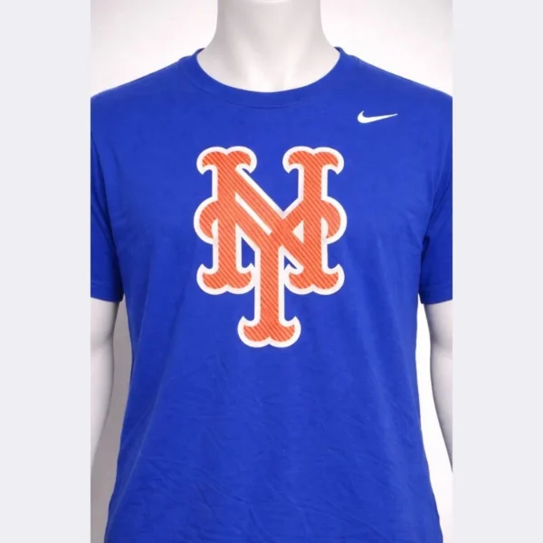 Nike Men’s Blue NY Graphic T-Shirt Medium - Image 3